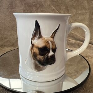 Boxer Dog Coffee Tea Mug with 3D Face XPRES Best Friends Originals‎ 2005